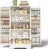Sweiko 120x60x40xcm Armoire de cuisine avec lumière LED à Voir les images du produit 8