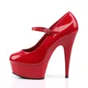 DELIGHT-687 Damen Pumps von Pleaser, Rot  , EU 42, US 12 Produktbild-Vorschau 3