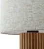 Lindby Tischleuchte Kimiko, Höhe 38 cm, Holz, Textil Produktbild-Vorschau 4
