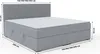 FEDVE Boxspringbett Schlafzimmerbett GANDIA mit 2 Produktbild-Vorschau 4
