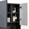 Badspiegelschrank Vicco Irma Goldkraft Eiche/Anthrazit 54 x Produktbild-Vorschau 6