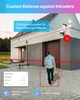 ZOSI 2X 5MP 3K Überwachungskamera Aussen WLAN, 355°/140° Produktbild-Vorschau 5