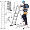 Ikodm, drabinowa platforma aluminiowa, 4 stopnie, Podgląd zdjęcia produktu 14