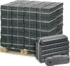 A pallet of briquettes is shown with a few briquettes in the foreground. Produktbild-Vorschau