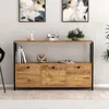 Skye Decor, Nero v2 - sosna atlantycka, czarny, szafka do Podgląd zdjęcia produktu 1