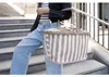 Reisenthel carrybag, Hnedá, Biela, Hliník, Polyester, Kôš Náhľad obrázku produktu 6