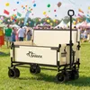 SAMAX Faltbarer Bollerwagen - 2in1 mit Bank - bis 200kg Produktbild-Vorschau 8