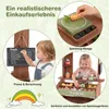 COSTWAY Kinderspeelwinkel, speelgoedmarktstand met 6 Productafbeelding-voorbeeld 4
