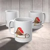 Mr. & Mrs. Panda Tasse Rotkehlchen Schlitten - Weiß - Produktbild-Vorschau 5