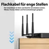 CAT 7 Flachkabel RJ45 LAN Ethernet Rohkabel Patchkabel Produktbild-Vorschau 3