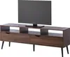 home24 Tv-Lowboard - Walnuss Nachbildung - 160 cm Produktbild-Vorschau 1