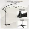 Sekey Ampelschirm Ø300cm Sonnenschirm UV50+ mit Kurbel & Produktbild-Vorschau 4