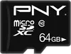 A close-up image of a black MicroSDXC card with white text and logos. Anteprima dell’immagine prodotto