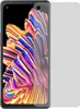 A screen protector is placed over a smartphone displaying a colorful abstract wallpaper. Anteprima dell’immagine prodotto