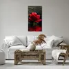 Bild auf Leinwand - Leinwandbild - Blume rote rose wasser Produktbild-Vorschau 6