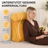 Klínový polštář Trojúhelníkový polštář na čtení s Náhled obrázku produktu 4