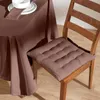 HOMESCAPES Stoffservietten aus Baumwolle, 4er-Set, braun Produktbild-Vorschau 5