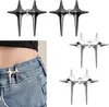 4 Paar Stern Jeans Knöpfe Pins, abnehmbare Hose Produktbild-Vorschau 1