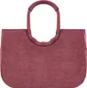 A maroon reisenthel loopshopper bag with maroon handles against a white background. Náhľad obrázku produktu