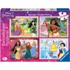 RAVENSBURGER Puzzle Disney: Prinzessinnen 4x100 Teile Produktbild-Vorschau 1