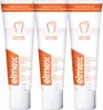 Three tubes of Elmex toothpaste are arranged side-by-side against a white background. Anteprima dell’immagine prodotto