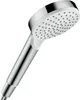 Hansgrohe Crometta, Handduschbrause mit Kopf, Chrom, Weiß, Produktbild-Vorschau 4