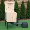 Räucherkammer Räucherei Holz 50x50x50 cm Imprägniert Produktbild-Vorschau 4