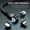 SOONTEC 2M+1M+1M Magnetický nabíjecí kabel 360°&180° USB Náhled obrázku produktu 3