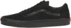 A side view of a black Vans sneaker against a white background. Voir les images du produit