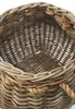 Úložný kôš Kobolo Prútený kôš z ratanu kubu sivý - s Náhľad obrázku produktu 7