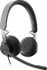 A studio shot of a black and gray headset with a microphone. Anteprima dell’immagine prodotto