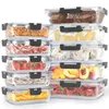 Avalo Glas Frischhaltedosen met Deckel - Meal Prep Trays - Produktbild-Vorschau 1