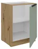 Küchen Unterschrank 60 cm Küche ARIA Aquamarin ultra matt + Produktbild-Vorschau 3