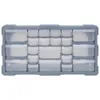 vidaXL Organizer wieloszufladowy z 22 szufladami 49x16x25,5 Podgląd zdjęcia produktu 1