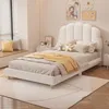 MODFU Čalouněná postel dětská postel 90 x 200 s půlkruhovým Náhled obrázku produktu 4