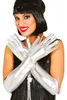 goldene lange Deluxe Handschuhe glänzend  44cm Produktbild-Vorschau 2