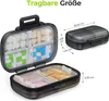 AUVON Tablettenbox 7 Tage mit Ergonomischem Produktbild-Vorschau 6