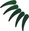 A group of green plastic trimmer blades arranged diagonally on a white background. Produktbild-Vorschau
