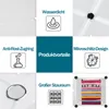 LZQ DIY šatníková skriňa s dverami Montovaný policový regál Náhľad obrázku produktu 5