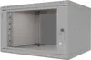 Serverschrank 19" 6U, 450mm, Glastür, grau Voir les images du produit 1
