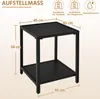 Yaheetech Gartentisch 2-schichtiger Beistelltisch aus Produktbild-Vorschau 7