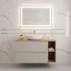 RODAN | Waschbeckenunterschrank - Beige und Braun - 100 cm Produktbild-Vorschau 4