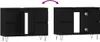 vidaXL Badschrank Schwarz 80x33x60 cm Holzwerkstoff Produktbild-Vorschau 8