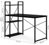ModernHome TH-SD-1 Computerbureau, 120x60 cm, met een Productafbeelding-voorbeeld 10