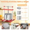 UISEBRT 6L nerezová odšťavovač na ovocie, bobule, víno, Náhľad obrázku produktu 5