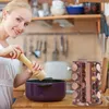 Relaxdays Gewürzkarussell, mit 16 Gewürzgläsern, 360° Produktbild-Vorschau 2