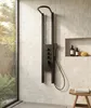 Badplaats Colonna Doccia Caspian 145 x 26 cm - Nero - Set Anteprima dell’immagine prodotto 4