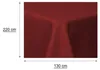 Tischdecke rechteckig 130x220 cm bordeaux Leinenoptik Produktbild-Vorschau 4