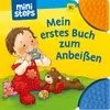 A baby is shown playing with toys and a book. Produktbild-Vorschau