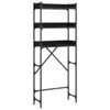 vidaXL Waschmaschinenregal Schwarz 67x25x163 cm Produktbild-Vorschau 1